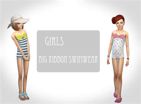 The Best Swimsuit For Kids By Chocolatte Sims Sims 4 Kleinkind Sims