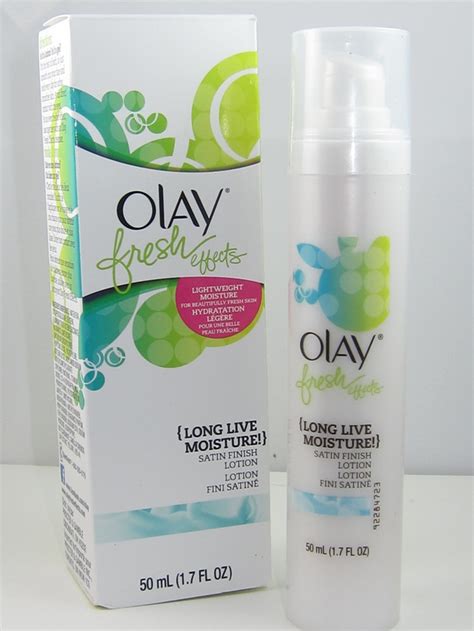 Olay Fresh Effects Long Live Moisture Satin Finish Lotion Review
