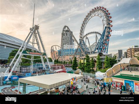 Tokyo Dome City Attractions An Amusement Park Located Next To The Tokyo