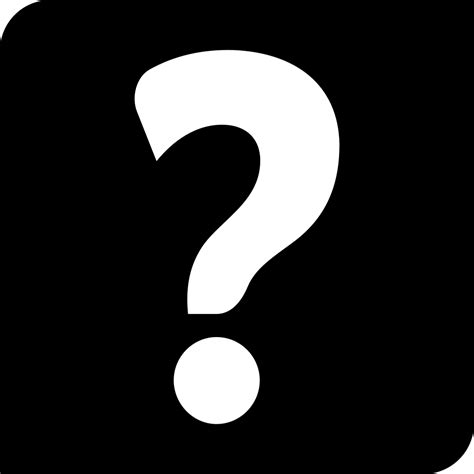 Download Question Mark Inside Square Question Mark Icon White Png