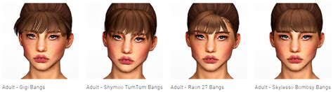 Mod The Sims Wcif Accessory Bangs