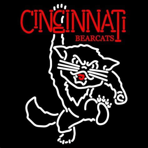 Custom Cincinnati Bearcats Alternate 1990 2005 Logo Ncaa Neon Sign Neon