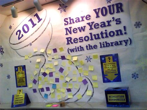 New Years Library Display Library Book Displays Library Displays