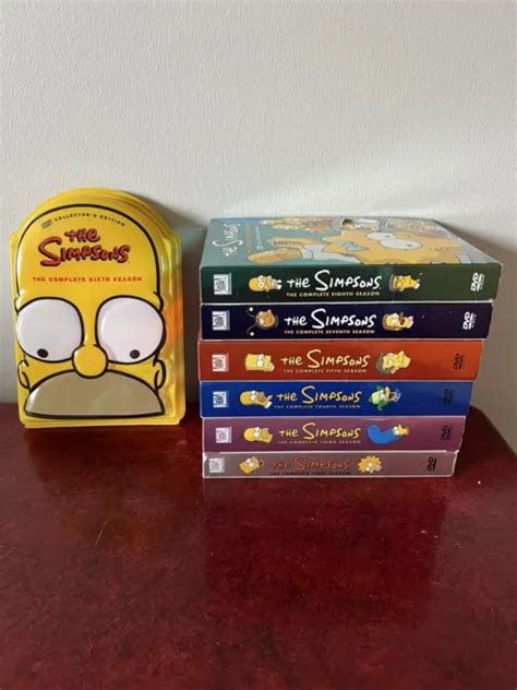 The Simpsons Complete Seasons 1 And 3 8 Collectors Edition Dvd Boxed
