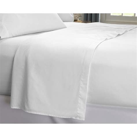 Cotton Flat Sheet White 400 Tc 100 Long Staple Cotton Bed Sheet Soft