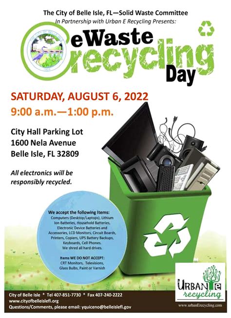 Recycling Event Belle Isle Fl
