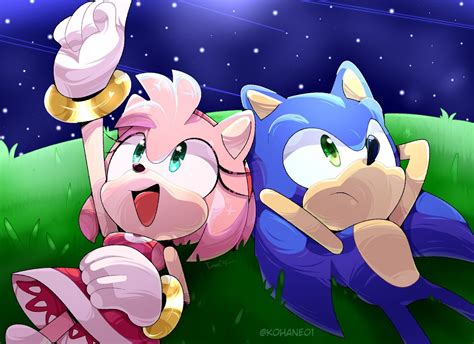Sonic And Amy Rose Sonamy Sonic The Hedgehog Photo 43