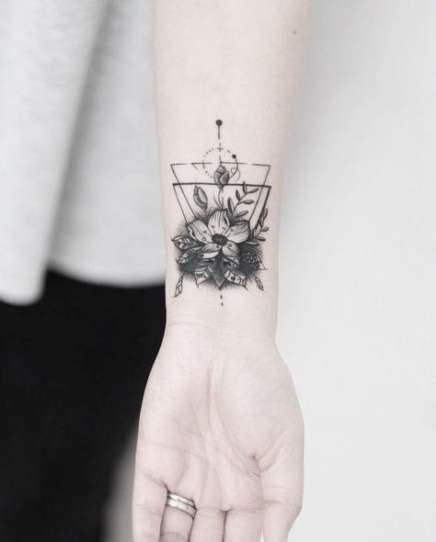 Tattoo Sunflower Geometric Tat 25 Ideas For 2019 Tattoo Sunflower