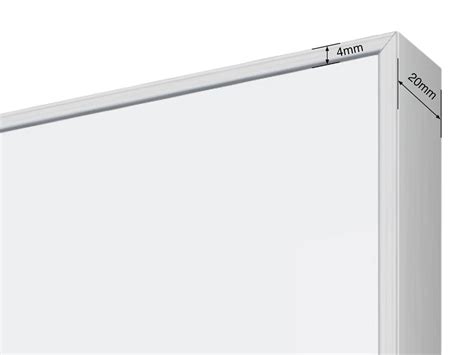 Magnetic Slim Frame Glassboard Titan Whiteboards And Pinboards