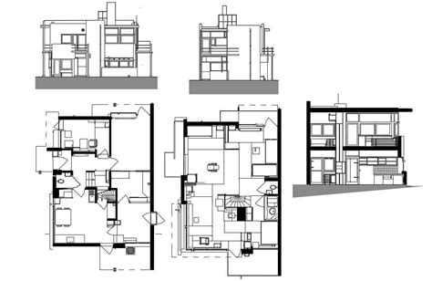 Simple House Elevation And Plan Designof Dwg File Cadbull