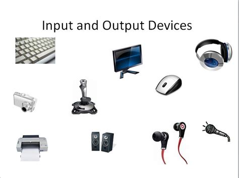 Touchscreens and interactive whiteboards are examples of these. Input and Output Devices