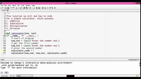 Code A Basic Calculator With Python YouTube