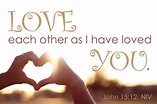 Today's Mass: A NEW COMMANDMENT; LOVE ONE ANOTHER JUST AS I LOVED YOU ...