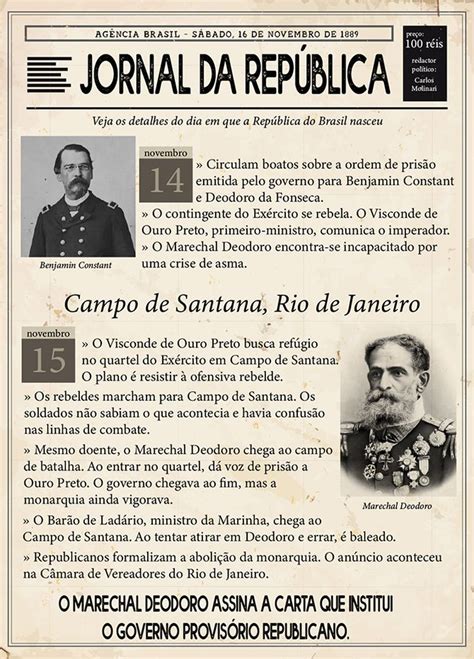 Proclamação Da República No Brasil Completa 132 Anos Ajn1