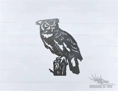 Animal Owl 13 Design Dxf Download — Dragondxf