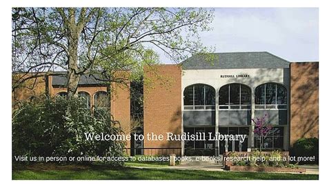 Carl A Rudisill Library Lenoir Rhyne University In Hickory Nc