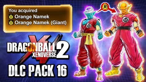 Dlc Pack 16 New Cac Orange Awoken Skill Dragon Ball Xenoverse 2 Youtube