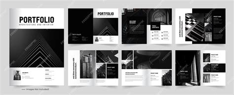 Premium Vector | Architecture portfolio interior portfolio real estate