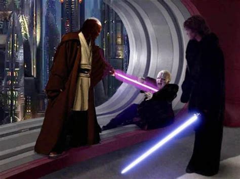 Who Is The Better Lightsaber Duelist Darth Sidious Or Mace Windu Quora