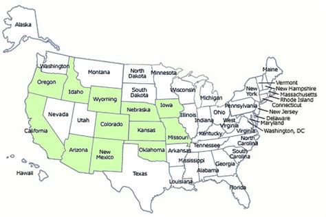 Click on a State to Display That State's Counties