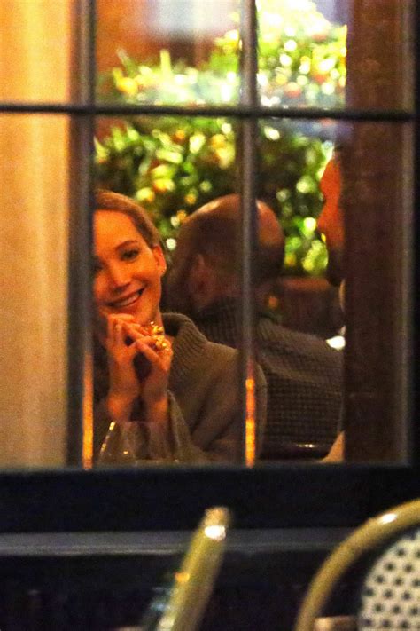 Jennifer Lawrence And Cooke Maroney Share A Kiss During A Romantic