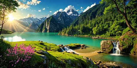 Beautiful Natural Landscape Wallpaper Background Picture And Hd Photos