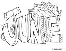 Printable Coloring Pages For June - coloring pages