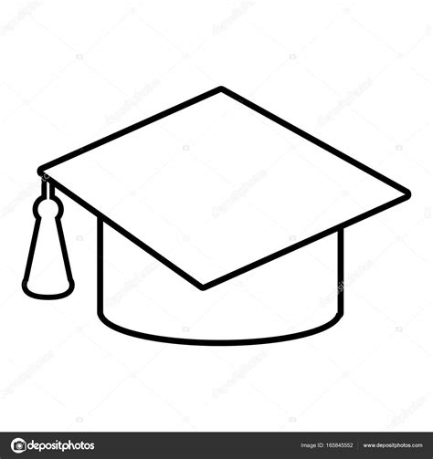 Graduation Cap Outline Svg 238 Crafter Files