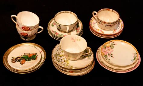 Lot Collection Of Good Porcelain Teacups And Saucers Mostly English