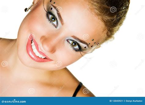 Smile Of Charming Model Stock Image Image 12045921