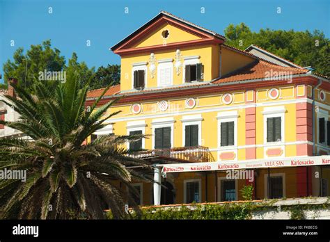 Kroatien Insel Losinj Veli Losinj Hotel Villa San Stock Photo Alamy