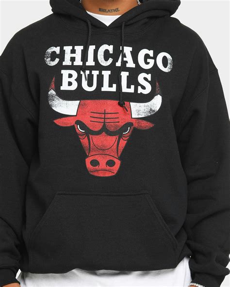 Mitchell And Ness Vintage Chicago Bulls Hoodie Black Culture Kings Nz