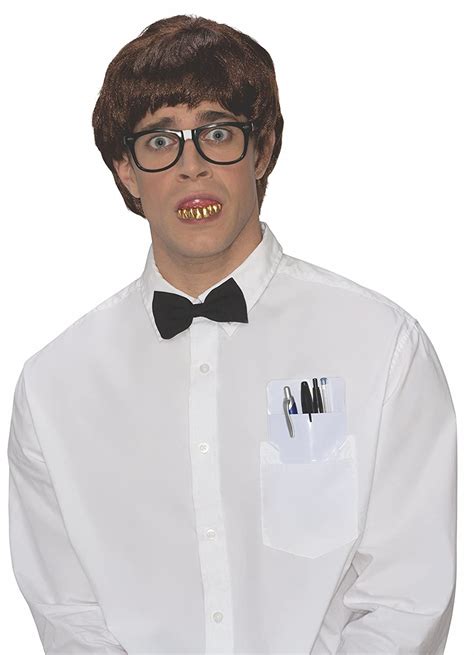 Nerd Kit School Class Geek Fancy Dress Up Halloween Adult Costume