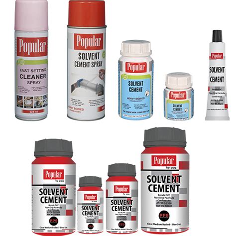 Popular Solvent Cement - Popular Pipes Group of Companies