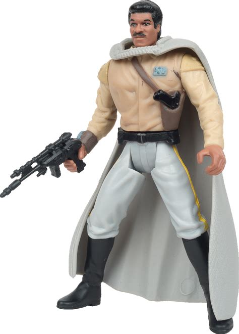 Lando Calrissian In Generals Gear With Heavy Rifle And Blaster Pistol