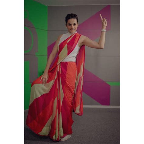 Taapsee Pannu Looks Gorgeous In Pretty Sarees K4 Fashion