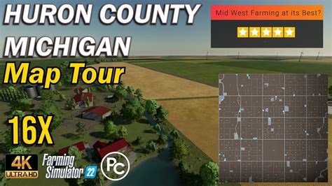 Huron County Michigan 16x Map Review Farming Simulator 22 Youtube