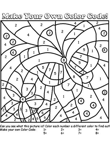 Crayola Math Coloring Pages