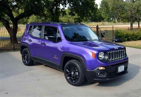 Purple Jeep Renegade Jeep Cars Purple Jeep