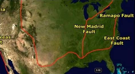 Map Of America Fault Lines 88 World Maps