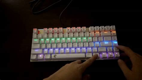 E Element Z 88 81keys Rainbow Backlit Mechanical Keyboard Test Led Led