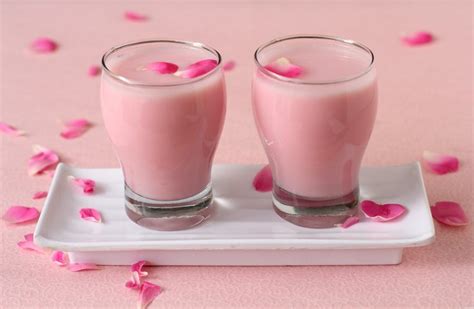 rose milk recipe how to make rose syrup summer drinks recipes