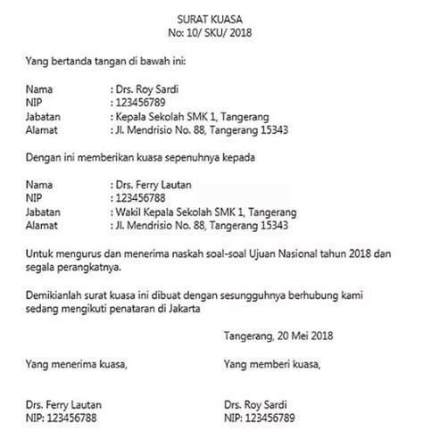 Dilansir dari hukumonline.com, surat keterangan ahli waris untuk warga negara indonesia (wni) harus dibuat dengan ditandatangani dua orang saksi. Pengertian Surat Kuasa, Fungsi, ciri-ciri, macam-macam ...