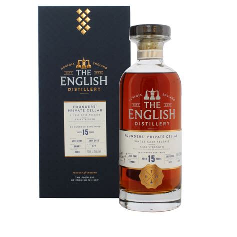 English Whisky Founders Private Cellar 15 Year Old The Whisky Shop