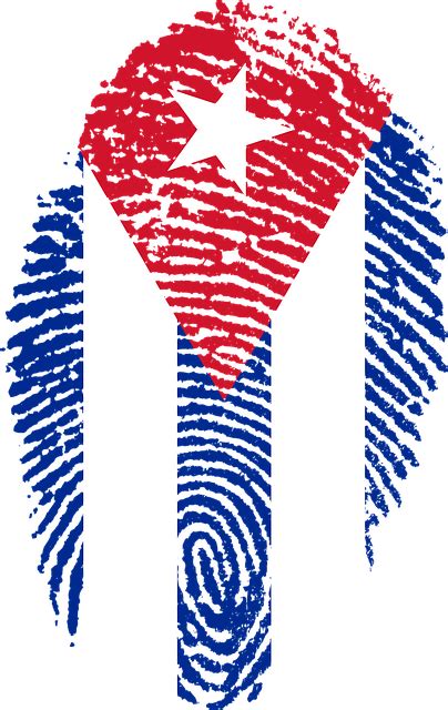 Cuba Bandera Huella Digital Imagen Gratis En Pixabay