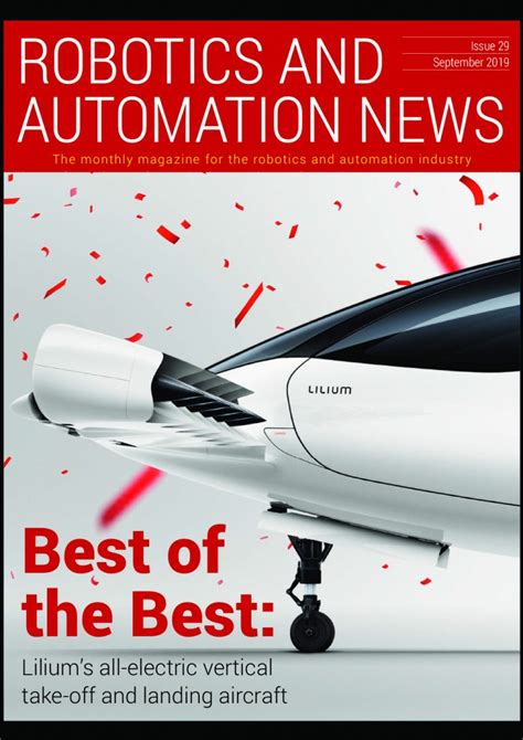 ‘robotics And Automation News Magazine September 2019