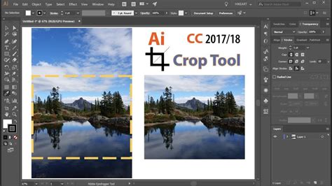 It just appears in a different part of illustrator's interface. How to Crop Photos in Adobe Illustrator CC 2018 - The New ...