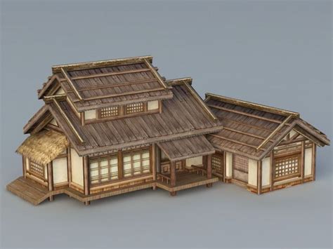 76 Beautiful Japanese House 3d Model Free Free Mockup