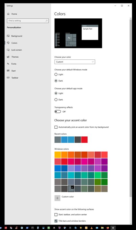 Change Window Text Color In Windows 10 Tutorials