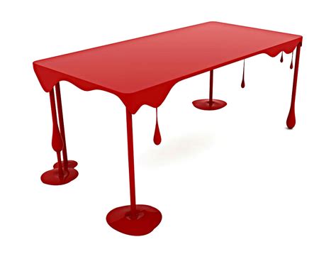 A Table Dripping With Red Resin The New York Times